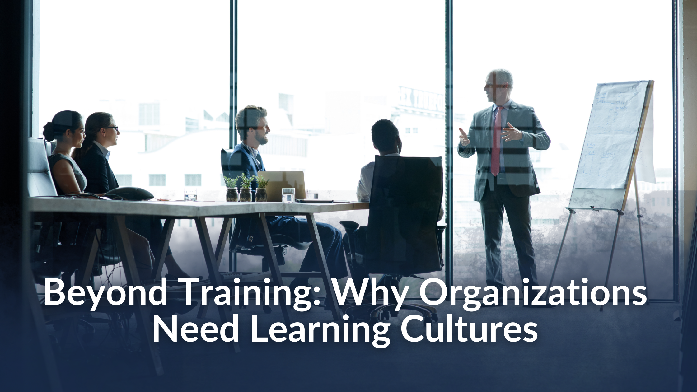 Team collaborating in a strong learning culture in organizations